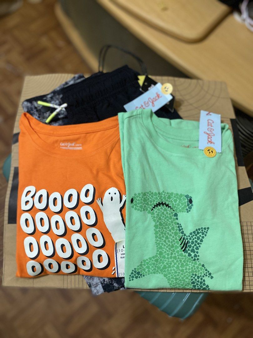 Cat & Jack and Art Class Kids Bundle Size L 10-12 (Category: Babies & Kids Fashion) located in Batangas. Submitted by lux_kimmy (Listing ID 1468709584, Image 3). Description: BUNDLE for 10-12 Boy’s 👦 | Sold as bundle only | BIG BIG savings 💙 | US brand’s BNWT ✨ SRP:$16/per short & $6/per on shirts or ₱2.6K on tag 🔖 ‼️But selling it for only ₱749+SF (Almost 71% OFF) .