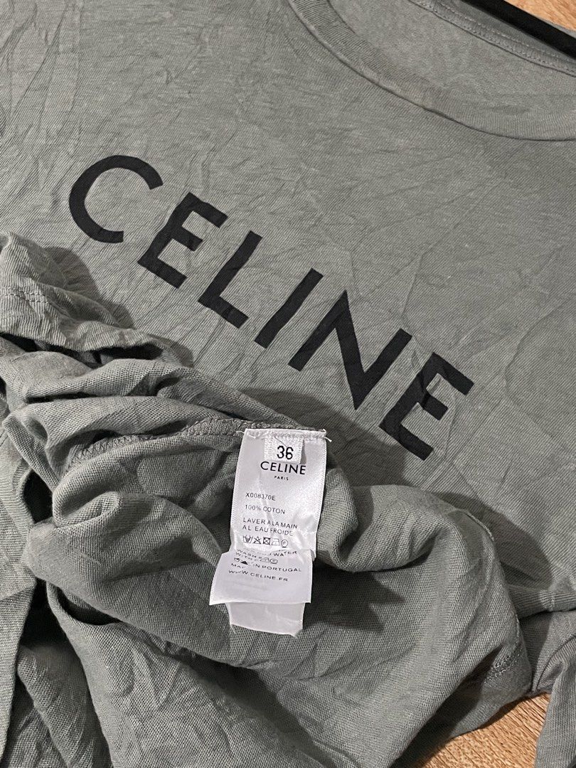 Celine Basic Script Longsleeves (Category: Luxury Accessories) located in Manila. Submitted by claii_collection (Listing ID 1468534828, Image 2). Description: Celine Basic Script Longsleeves - 20x27 - Excellent Condition - Celine washtags.