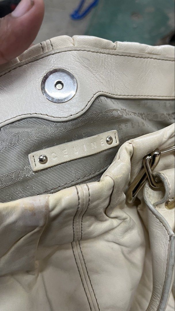 Celine Ivory Pillow Leather (Category: Luxury Bags & Wallets) located in Mahayag. Submitted by kyle_thrift (Listing ID 1468549913, Image 2). Description: No Minor Issues Need Clean Only.