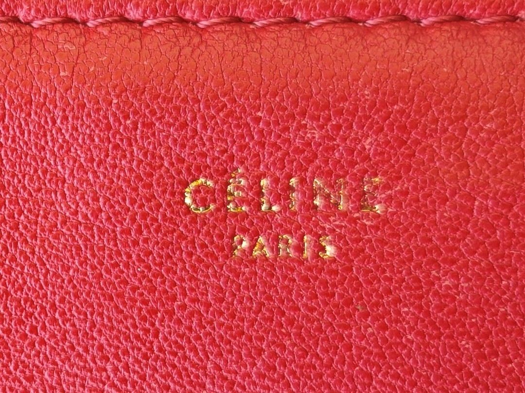 Celine Trio Red Sling Bag (Category: Luxury Bags & Wallets) located in Taytay. Submitted by rgun28 (Listing ID 1468564211, Image 3). Description: 🍀CELINE TRIO RED SLING BAG🍀 💯% guaranteed original 𝐂𝐨𝐧𝐝𝐢𝐭𝐢𝐨𝐧: In good used condition/ Rank A-AB. Normal signs of wear only no major flaws..See photos to appreciate.. Money back guaranteed if proven fake by Entrupy. As is where is..NO RETURN!! NO EXCHANGE!! 🔸Before purchasing, please refer t