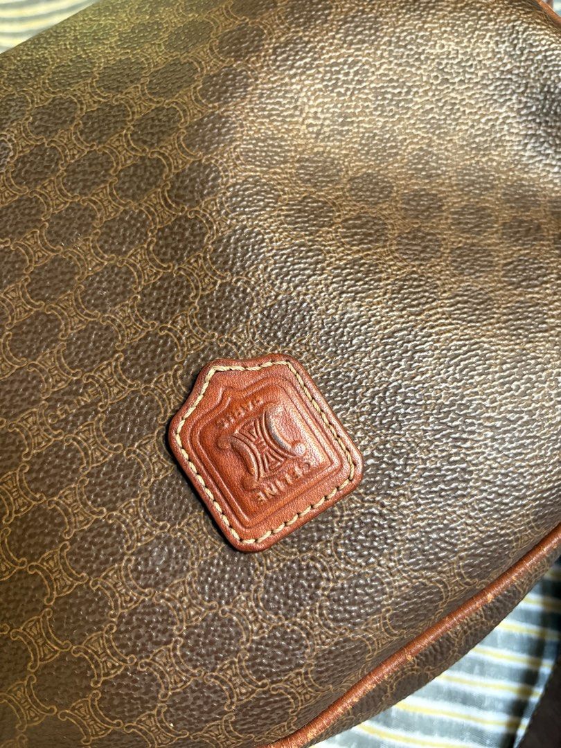 Celine Vintage Macadam dome satchel (Category: Luxury Bags & Wallets) located in Manila. Submitted by coolflower-e6627b (Listing ID 1468566613, Image 3). Description: AUTHENTIC Celine Vintage Macadam dome satchel.
