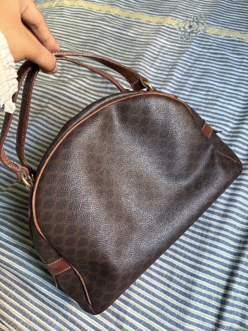 Celine Vintage Macadam dome satchel (Category: Luxury Bags & Wallets) located in Manila. Submitted by coolflower-e6627b (Listing ID 1468566613, Image 2). Description: AUTHENTIC Celine Vintage Macadam dome satchel.