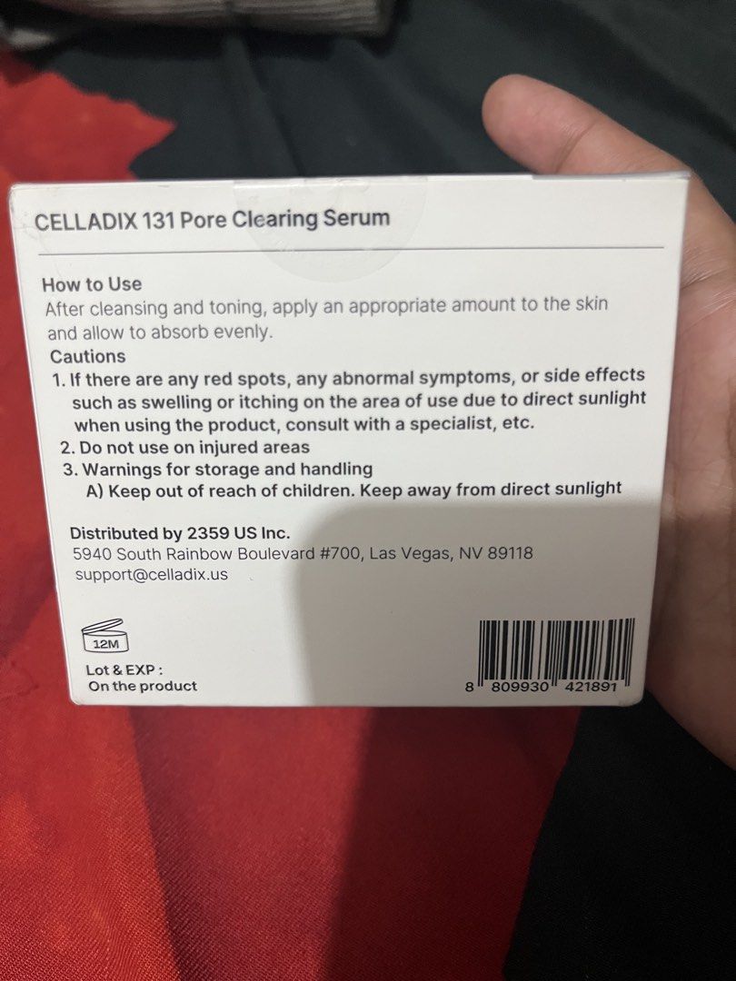 CELLADIX SERUM (Category: Face Care) located in Taguig. Submitted by jellydelelis (Listing ID 1468534207, Image 2). Description: .