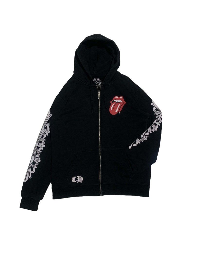 CH x Rolling Stones Hoodie (Category: Hoodies) located in Dipolog. Submitted by ethrifttt (Listing ID 1468678950, Image 2). Description: CH x Rolling Stones Hoodie 22.5 x 27 excellent condition, no issue.