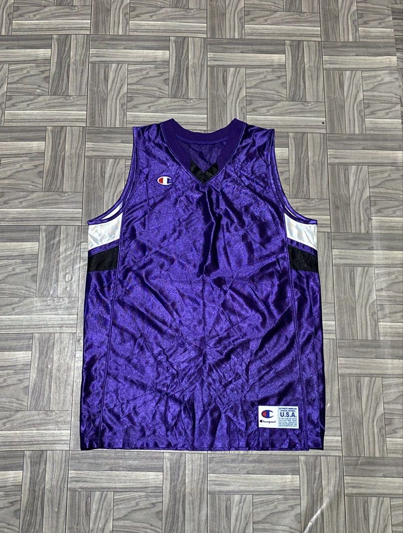 Champion Jersey (Category: Sets & Coordinates) located in San Pablo. Submitted by lazy.thrifttt (Listing ID 1468625272, Image 1). Description: y2k Champion Jersey Silkscreen Size M on tag 21Wx31L 10/10 Color Rate No Flaws.
