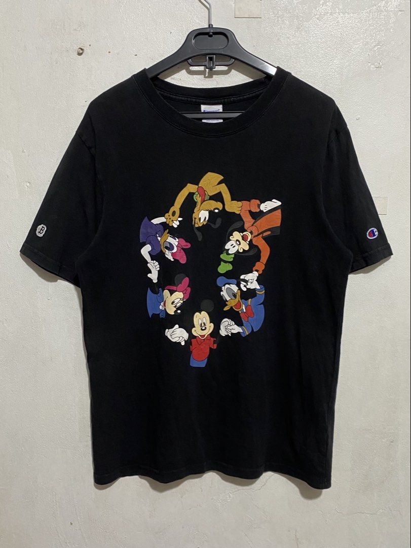 CHAMPION x MICKEY MOUSE (Category: Tshirts & Polo Shirts ) located in Manila. Submitted by brndn.rgld (Listing ID 1468657353, Image 1). Description: 20 Width 26 Length Excellent condition minimal issue hairline not visible Dm ur sure offer only.