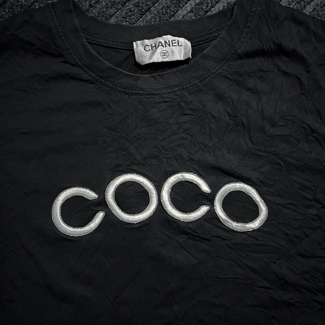 Chanel Coco (Category: Shirts) located in Davao. Submitted by archived.status (Listing ID 1468582422, Image 2). Description: COLOR MAY VARY DUE TO LIGHTING‼️ Condition: 9.5/10 Color rate: 9.5/10, or better Issue: N/A Size 36 Small Width 19 Length 25.