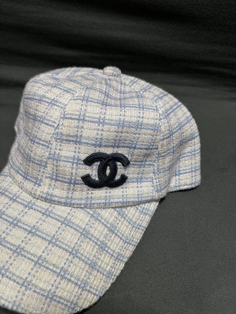 CHANEL PLAID SIDE LOGO (Category: Hats & Beanies) located in Quezon City. Submitted by headline. (Listing ID 1468681247, Image 2). Description: CHANEL PLAID EXCELLENT CONDITION FOR ONLY:1,850php +SHIPPING FEE.