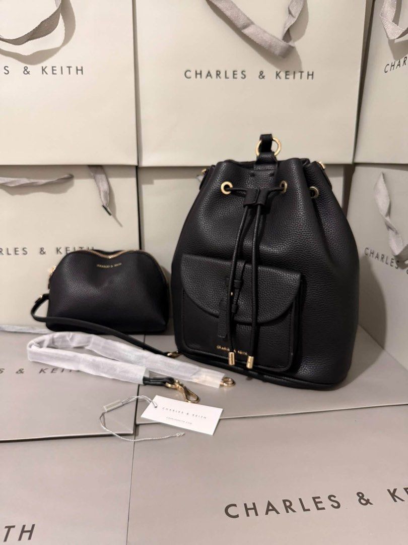 Charles&keith beryl drawstring bagpack (Category: Cross-body Bags) located in Cavite. Submitted by miksycrls (Listing ID 1468559736, Image 1). Description: C& KEITH BAGS AVAILABLE✨👜🛍️ 📌REMINDER PLS READ BELOW ⬇️ ✨INCLUSION✨ 🔗TAG&DUSTBAG 🔗WHAT YOU SEE IS WHAT YOU GET 🔗manage your expectations items are MPO | Mall Pull Out 📩 TO ORDER | ASK DETAILS | PHOTO’S: Send me a private message! +60paperbag 💸:GCASHH/GOTYMEE 📍:IMUSCAVITE 🚚:SCO|SPX EX