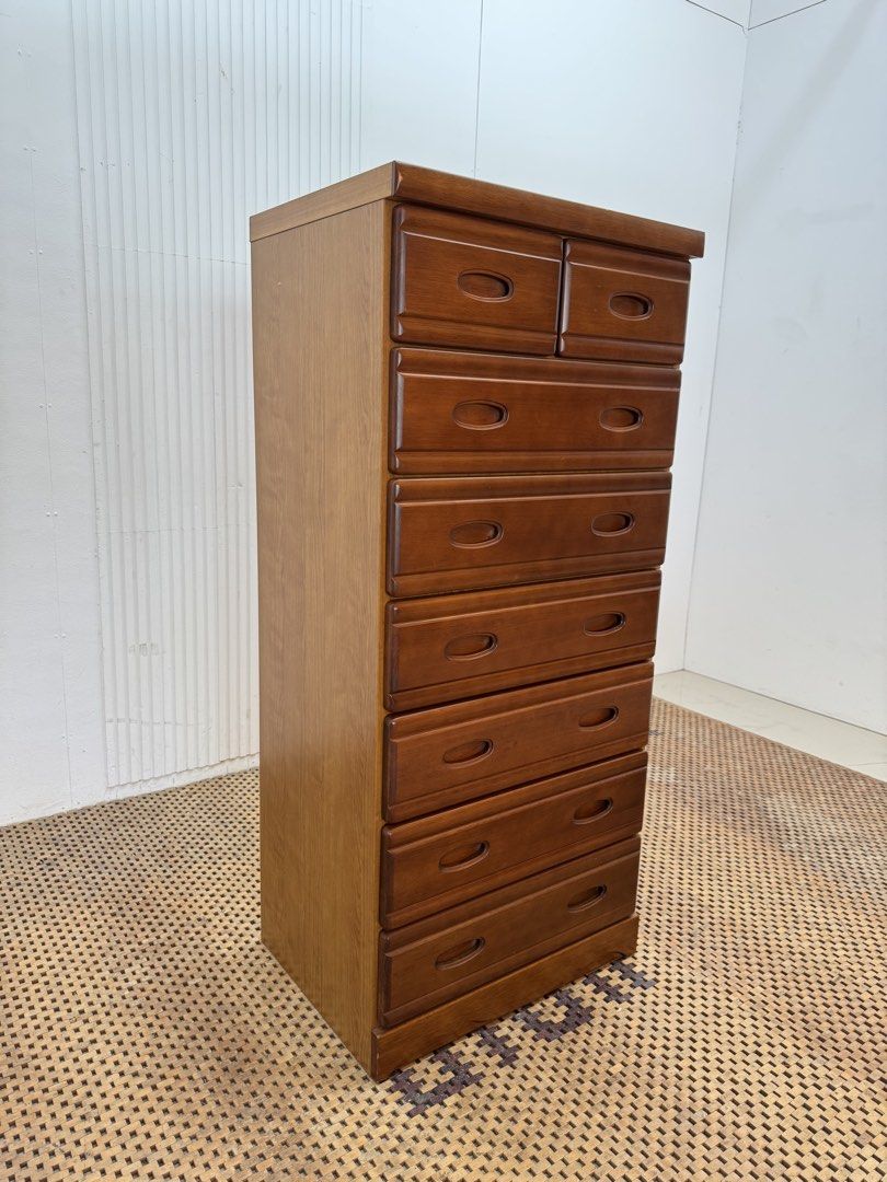 Chest drawer (Category: Shelves, Cabinets & Racks) located in Quezon City. Submitted by matetdevis13 (Listing ID 1468675631, Image 1). Description: Wooden 8-Tier Tall Chest of Drawer Price: 5,500 L24 x W18 x H53 In good condition Code MJS31-MJ459.