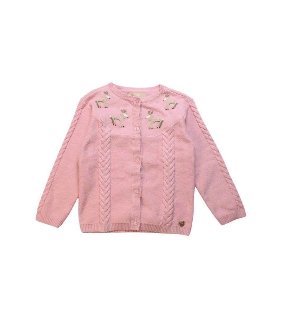 Chikeeduck Knitted Cardigan (Category: Babies & Kids Fashion) located in Pasay City. Submitted by littlebebekidsstuff (Listing ID 1468507435, Image 2). Description: Size: 110 / 3-4y.