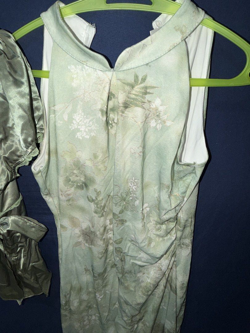 Chinese Green Dress (Category: Dresses) located in Pasay City. Submitted by kamilush (Listing ID 1468600553, Image 3). Description: Super nice and body hugging.