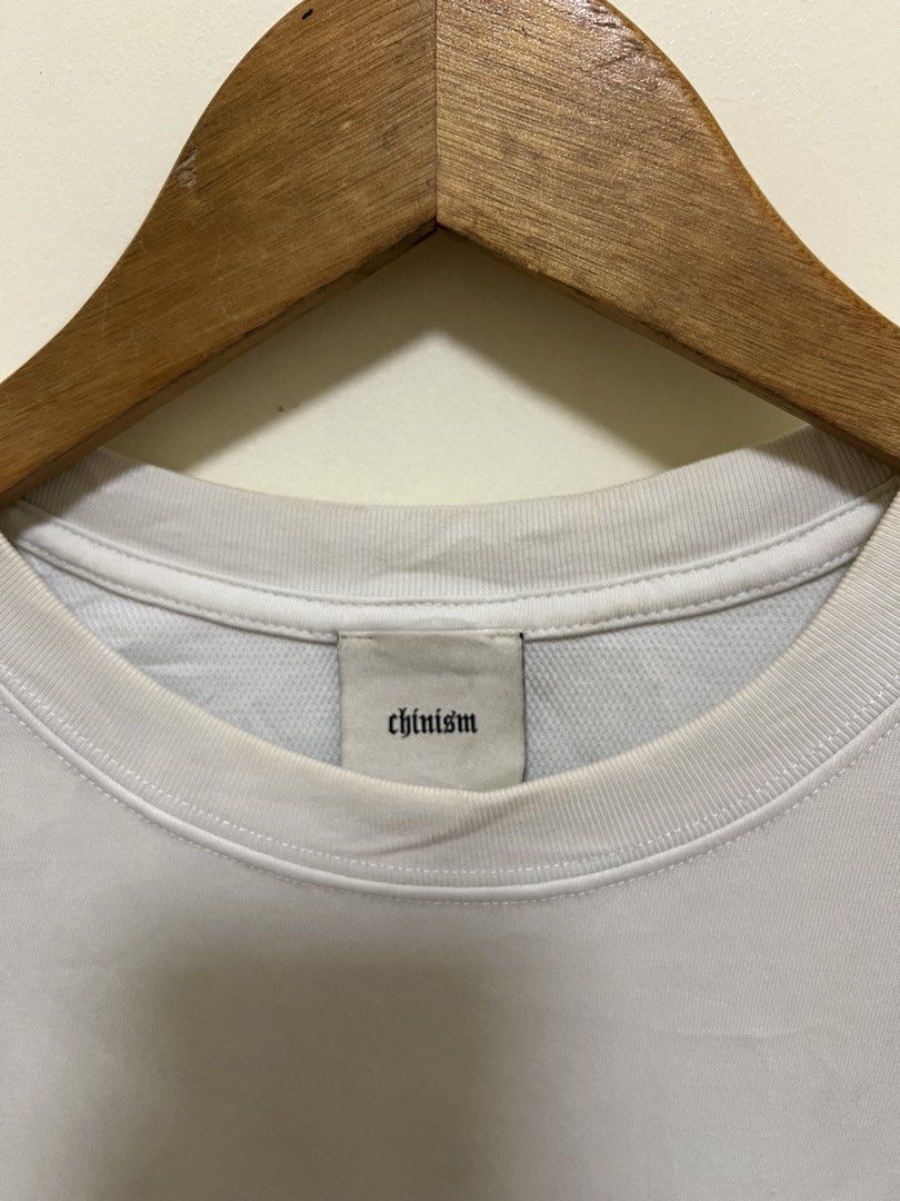 Chinism White Embroidered Design Shirt (Category: Tshirts & Polo Shirts ) located in Manila. Submitted by thriftpoint99 (Listing ID 1468690614, Image 2). Description: 22.5x28.5 Need wash Fresh from bale Excellent condition.