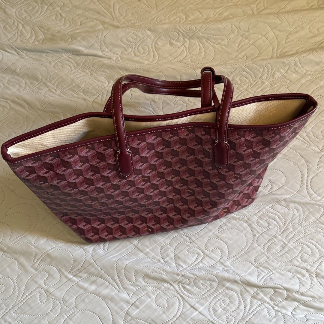 Christy Ng Large Russo Monogram Tote Bag (Authentic) (Category: Tote Bags) located in Batangas. Submitted by ystyledx (Listing ID 1468363940, Image 2). Description: No issues! Rfs: Need funds.