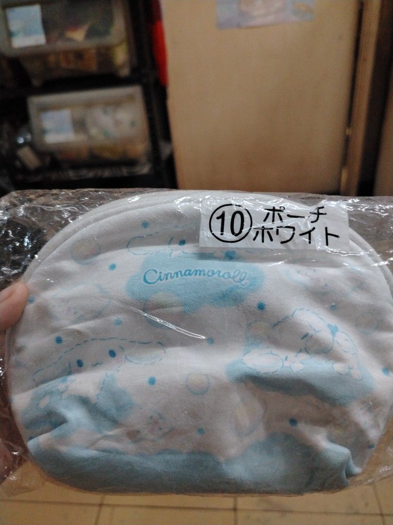 Cinnamoroll 20th Anniversary Kuji Pouch (Category: Purses & Pouches) located in Manila. Submitted by joycechua439850 (Listing ID 1468513798, Image 1). Description: - with original packaging - medium Sized pouch that can be a makeup pouch or just to put your stuff - you can buy it for personal use, or just for collection.