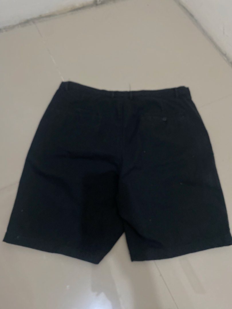Classic Black Casual Shorts (Category: Shorts) located in Manila. Submitted by mystic.enrique_romulo (Listing ID 1468574767, Image 2). Description: - Color: Classic Black - Style: Casual shorts with pleated front detail - Features: Button closure and practical belt loops - Versatility: Easy to pair with t-shirts and casual shirts - Condition: Brand new / Excellent (Ready to wear).