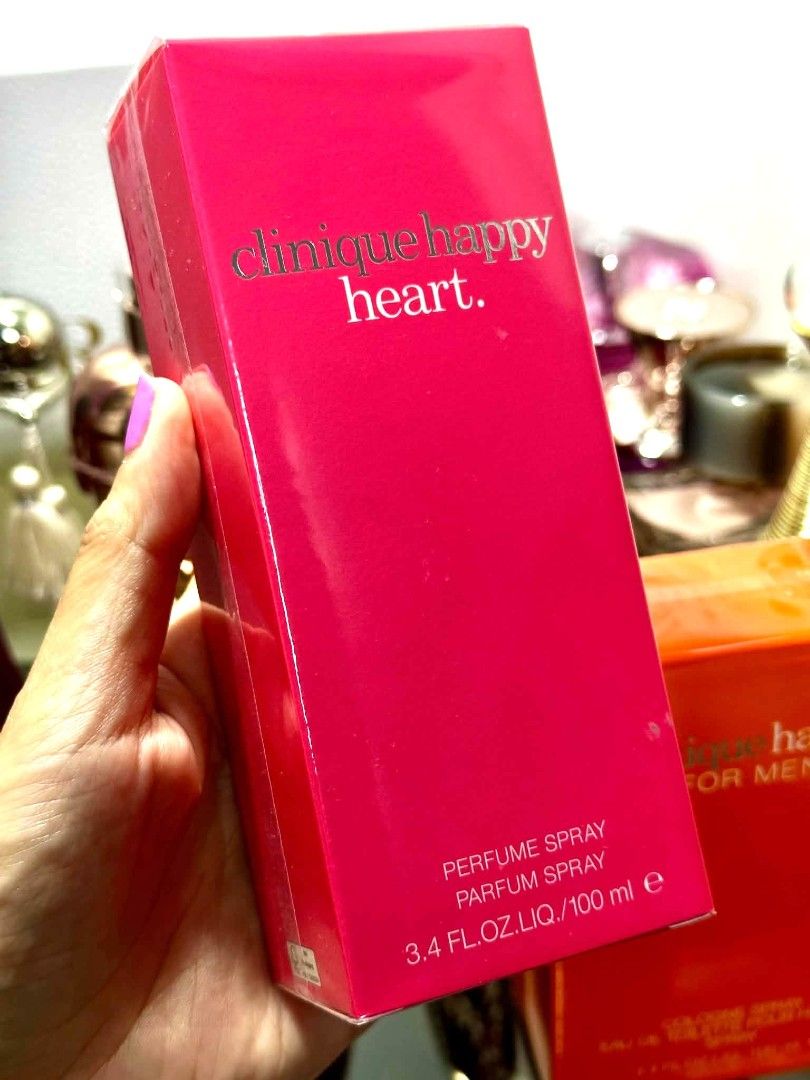 Clinique Happy Heart 100ml (Category: Fragrance & Deodorants) located in Manila. Submitted by franeyney (Listing ID 1468536214, Image 1). Description: Clinique Happy Heart 100ml 2500 only plus sf.