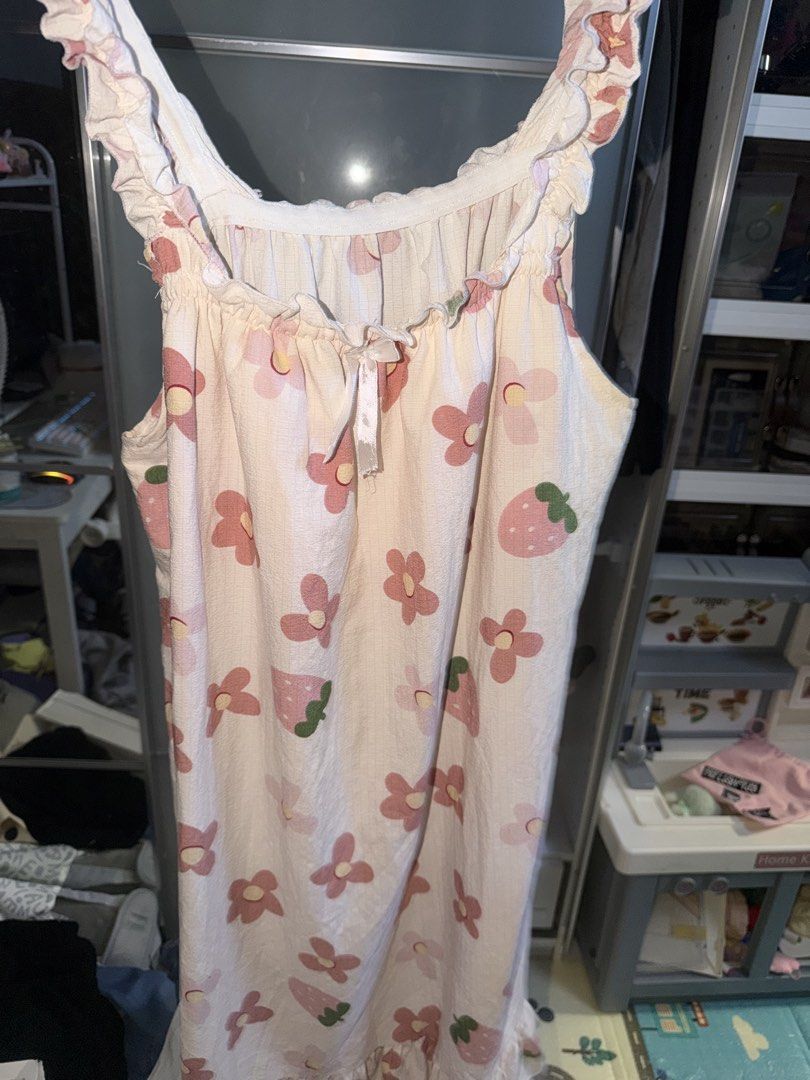 Clothes bundle!! (Category: Shorts) located in Singapore. Submitted by nicole2220 (Listing ID 1468630675, Image 4). Description: Size ranges from XS-M - Bundle of versatile everyday wear - 1 black short body con dress - 5 MABEAU lounge shorts (black, brown, grey, beige, pink) - 2 pairs of classic blue denim jeans - 2 sweet dresses (1 solid pink, 1 strawberry floral pattern) - 2 pairs of pajamas (pink, purple) - 2 skirts (grey, brown leopard) - As