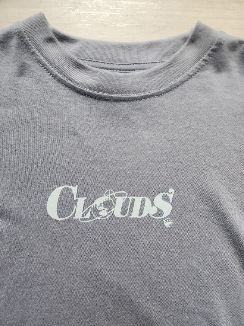 Clouds L/S Logo Shirt (Category: Tshirts & Polo Shirts ) located in Quezon City. Submitted by zero_two_seven (Listing ID 1468565125, Image 2). Description: - Brand: Clouds - Color: Gray - Size: L - 28.5 L x 24 W - Condition: 8/10 - Minimal Usage - Color may differ from the photos - Shipping fee is shouldered by the buyer.