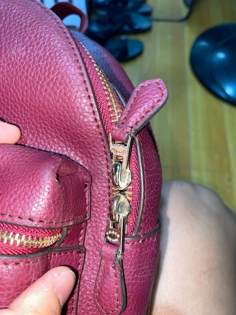 Coach Mini Charlie Backpack (Category: Backpacks) located in Antipolo. Submitted by jaeeepnch (Listing ID 1468505736, Image 3). Description: 💕FS PRELOVED COACH ✅ AUTHENTIC ⚠️ Leather degradation, Sometimes front zipper doesn't close properly 📩 PM IF INTERESTED .