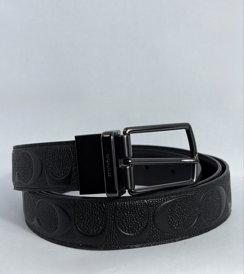 Coach Monogram Belt (Category: Luxury Accessories) located in Pasig City. Submitted by fjrd_relovedluxury28 (Listing ID 1468635349, Image 1). Description: Unused Size 42 Can be adjusted accordingly. Kayo na po magpabawas or you can simply add/punch extra hole/s.