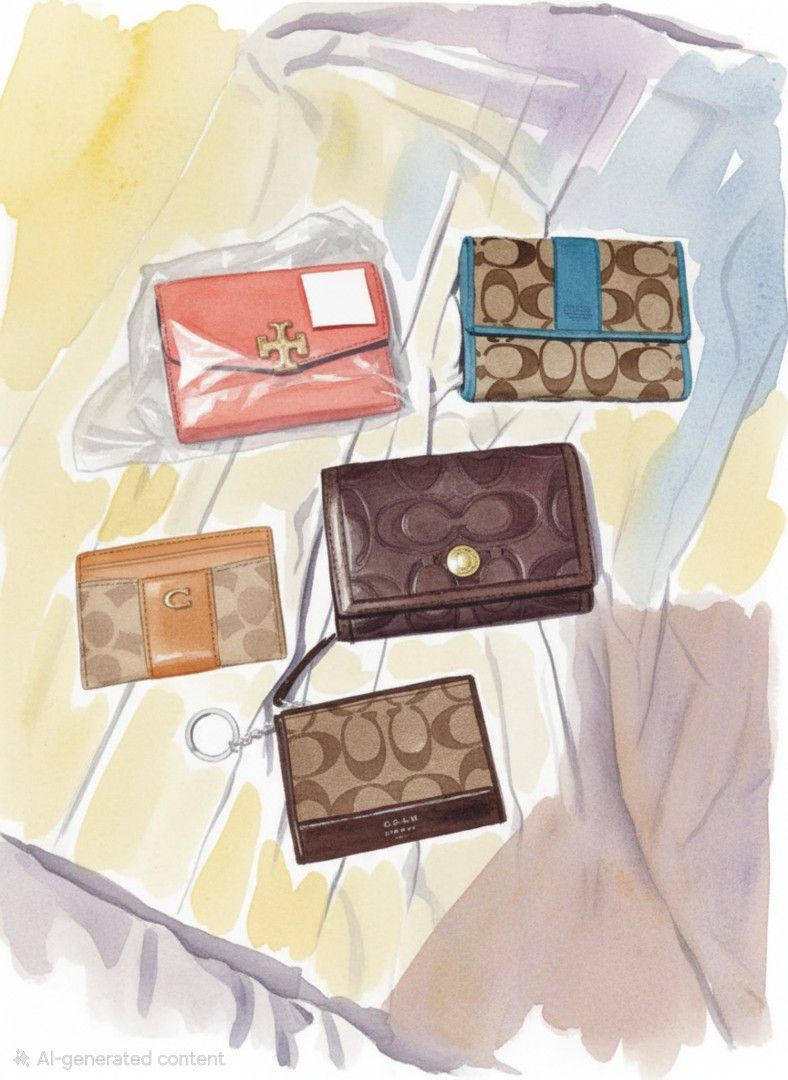 Coach wallet medium (Category: Wallets & Card holders) located in Manila. Submitted by vanch0304 (Listing ID 1468520041, Image 2). Description: Collection of branded wallets and card holders featuring Coach, Tory Burch, and Juicy Couture. Includes various styles from card cases to fold-over wallets, plus a brand new pink heart Juicy Couture pouch with tags. Perfect for upgrading your small leather goods. pm for details .