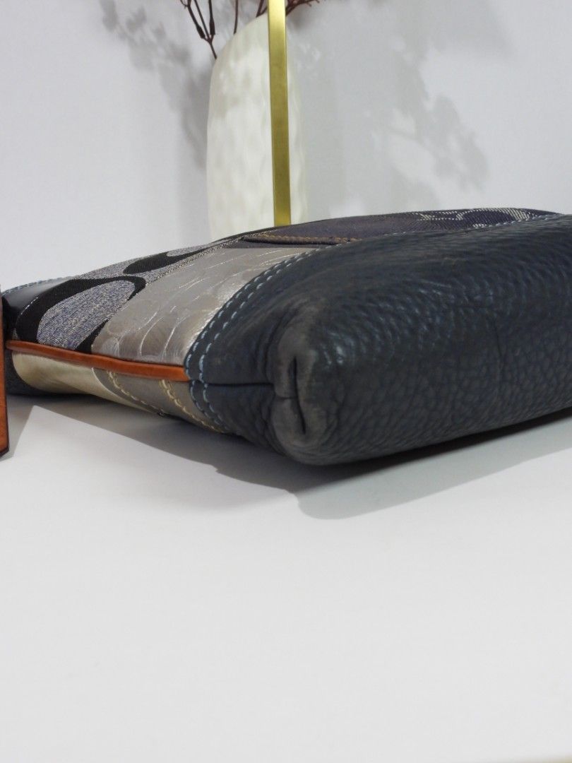 Coach Y2K Denim Patchwork Crossbody 10005 (Category: Luxury Bags & Wallets) located in Cavite. Submitted by belovedfindsph (Listing ID 1468588212, Image 3). Description: Authentic, bought in Japan. Slight discoloration on corners..