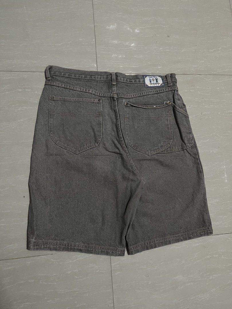 CODE BLEU HARD DENIM JORTS (Category: Shorts) located in Manila. Submitted by thrift2lifestyle (Listing ID 1468603983, Image 1). Description: CODE BLEU HARD DENIM JORTS EXCELLENT CONDITION W36 L26 L.O12 ISSUE: LOOSE STITCHING, DISTRESSED 550.