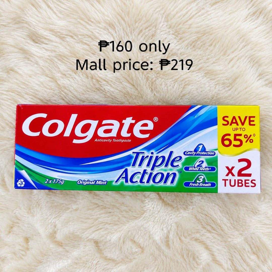 COLGATE TRIPLE ACTION (Category: Oral Care) located in Manila. Submitted by parispenguin (Listing ID 1468565395, Image 1). Description: .
