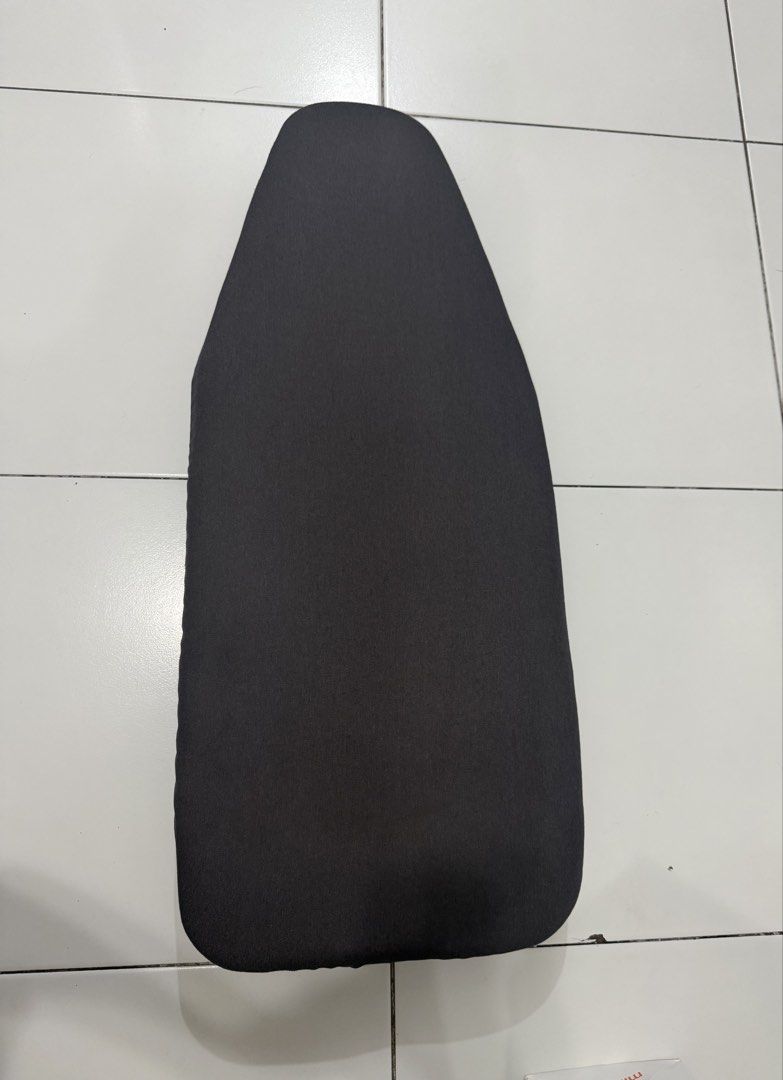 Compact Tabletop Ironing Board with Dark Grey Cover (Category: Irons & Steamers) located in Pasig City. Submitted by dstarcloset (Listing ID 1468708338, Image 1). Description: - Bought from Ace Hardware - Compact tabletop design, perfect for small apartments and dorms - Sturdy mesh steel top with a stylish, removable dark grey fabric cover - Built-in metal wire iron rest for added convenience - Collapsible metal legs fold completely flat for easy