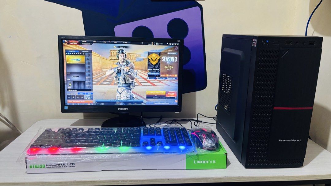 Computer desktop ready to use intel core i5 windows 11 (Category: Desktops) located in Navotas City. Submitted by jerfratz (Listing ID 1468521322, Image 1). Description: COMPLETE DESKTOP PACKAGE - READY TO USE ✨ PLUG & PLAY! PERFECT FOR: ✅ Office Work / Work From Home ✅ Online Class / Student Use ✅ Printing Business ✅ Browsing & Light Gaming (Smooth Performance!) 🖥️ SYSTEM SPECIFICATIONS: Processor: Intel® Core™ i5-4440(3.10GHz) (Upgradable) Mot
