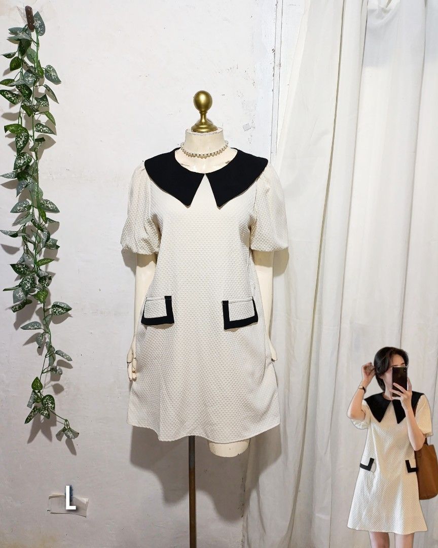 Cream white elegant dress (Category: Dresses) located in Pateros City. Submitted by amj_amj (Listing ID 1468629420, Image 1). Description: .