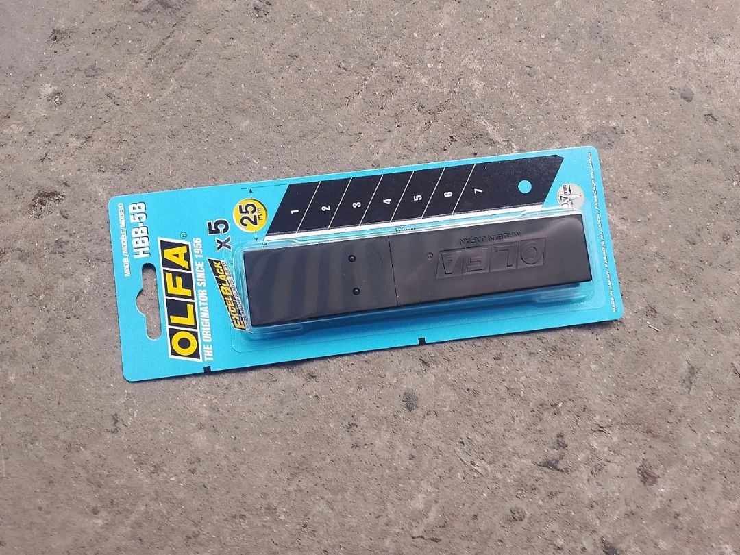 cutter blade Specs: OLFA 25mm (Category: Everything Else Others) located in Manila. Submitted by 09171479278_elsie. (Listing ID 1468519188, Image 3). Description: cutter blade Specs: OLFA 25mm.