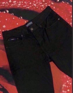 Dapper Jeans Black, Men's Fashion, Bottoms, Jeans on Carousell