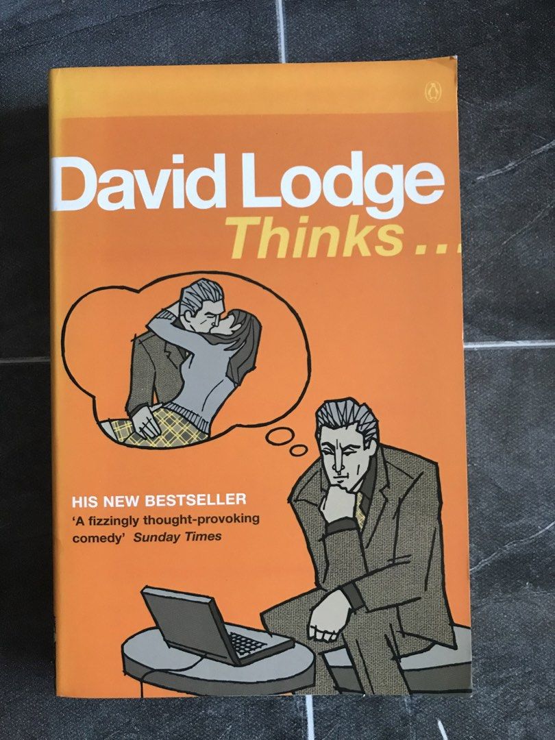 David Lodge Thinks... Paperback Novel (Category: Storybooks) located in Pilar. Submitted by dhelsomera20308 (Listing ID 1468560173, Image 1). Description: - Title & Author: Thinks... by David Lodge - Edition: Penguin paperback - Condition: Readable copy with yellowing from age, spine is intact David Lodge’s novels have earned comparisons to those of John Updike and Philip Roth and established him as “a cult figure on both sides of the Atlantic” (