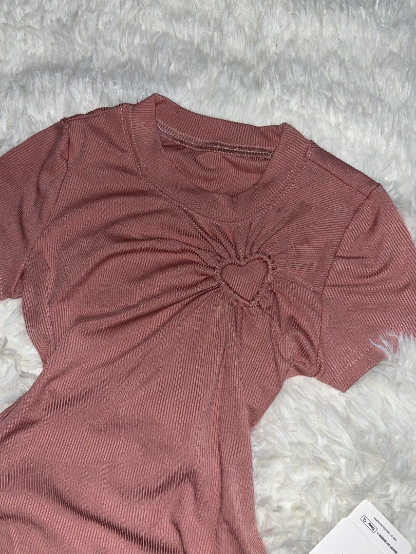 dazy fitted with heart ruched top (Category: Others Tops) located in Puerto Princesa. Submitted by kaydeclutter16 (Listing ID 1468599643, Image 2). Description: .