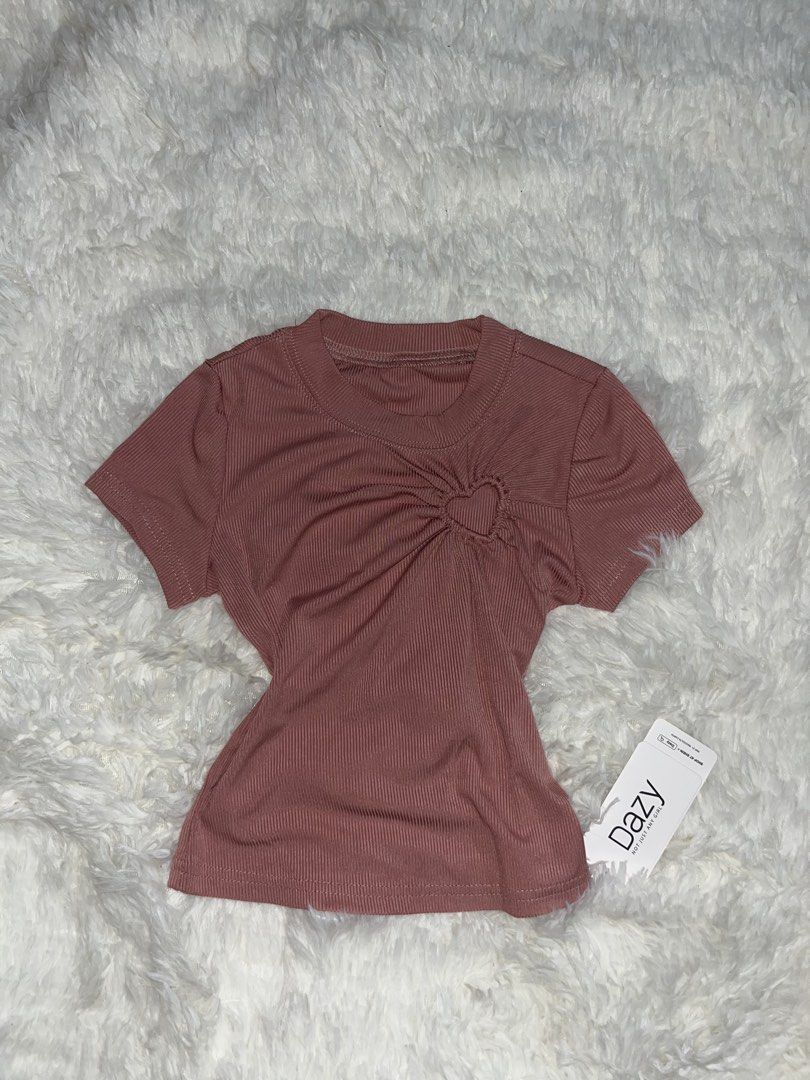 dazy fitted with heart ruched top (Category: Others Tops) located in Puerto Princesa. Submitted by kaydeclutter16 (Listing ID 1468599643, Image 1). Description: .