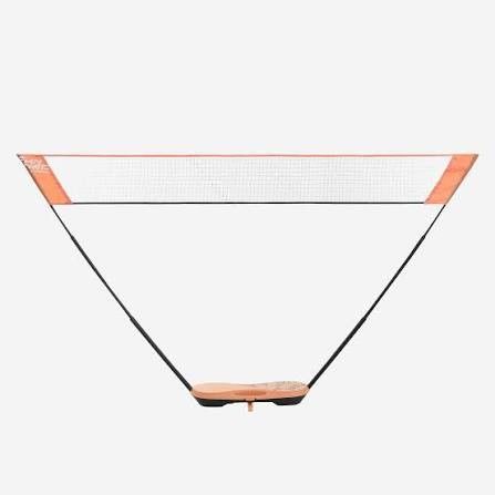 Decathlon Portable Badminton Net Set (Category: Racket and Ball Sports) located in Quezon City. Submitted by hans1118 (Listing ID 1468563192, Image 3). Description: - Portable Decathlon badminton net for on-the-go fun - Quick, tool-free setup in just minutes - Packs compactly into its own base for easy storage and transport - Complete set includes base, two vertical poles, and the net - Ideal for backyard games, park trips, and impromptu matches.