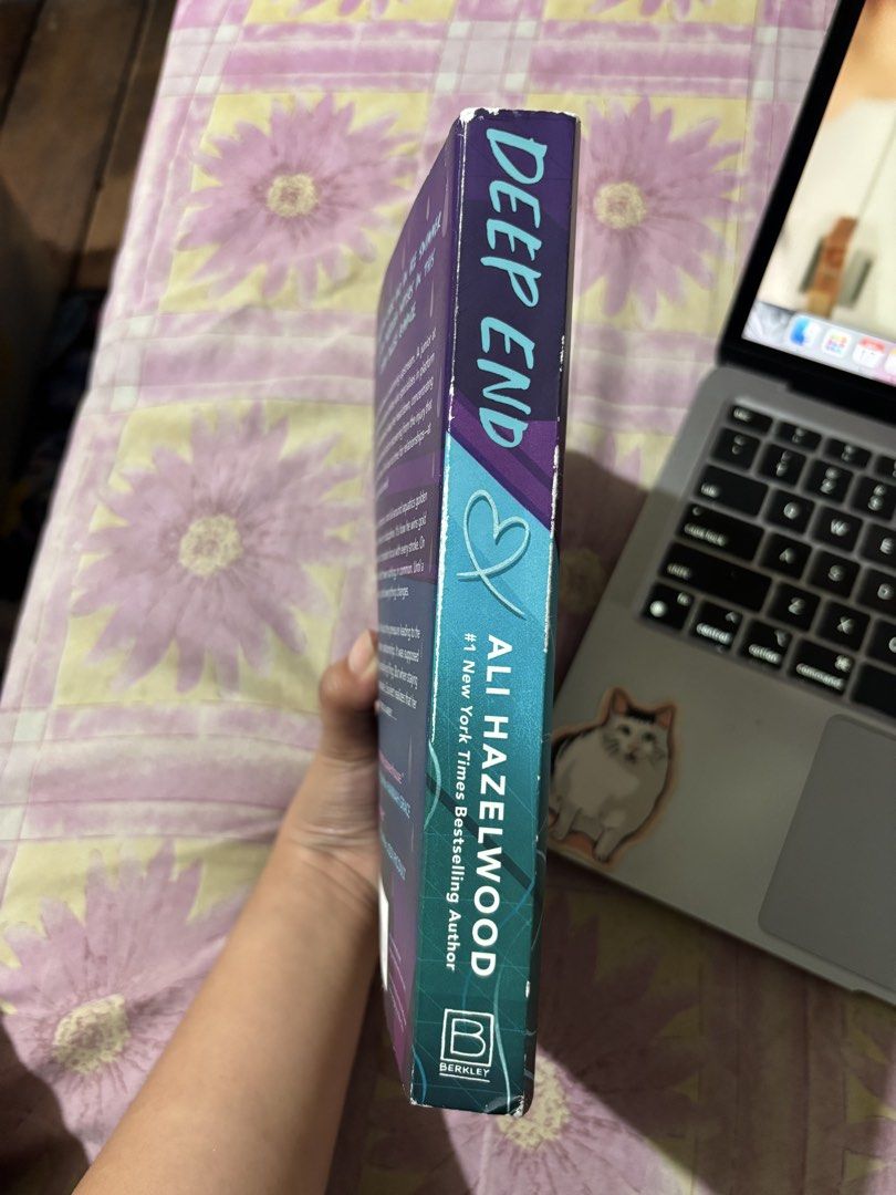 Deep End by Ali Hazelwood Paperback (Category: Storybooks) located in Quezon City. Submitted by hobilog (Listing ID 1468663325, Image 3). Description: - Preloved - Authentic - Read once lang - Please see flaws in the photo Mop: maribank, gcash mod: meet up st lukes QC/cubao, lalamove, jnt Loc: stlukes QC .