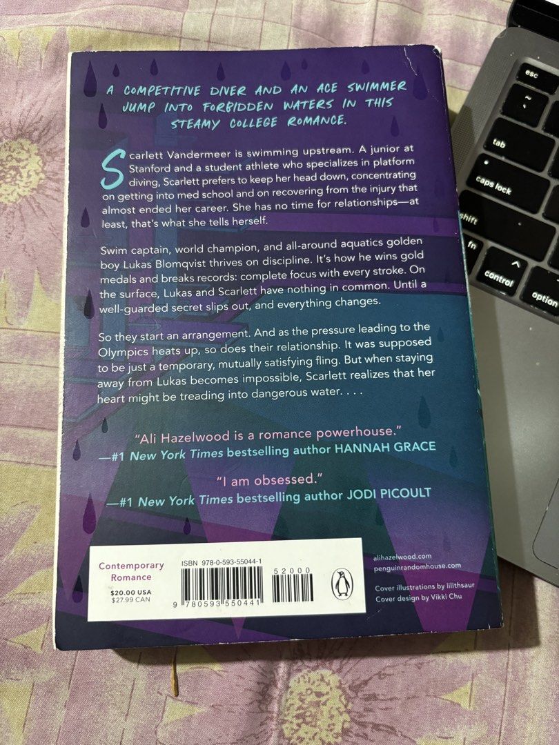 Deep End by Ali Hazelwood Paperback (Category: Storybooks) located in Quezon City. Submitted by hobilog (Listing ID 1468663325, Image 2). Description: - Preloved - Authentic - Read once lang - Please see flaws in the photo Mop: maribank, gcash mod: meet up st lukes QC/cubao, lalamove, jnt Loc: stlukes QC .