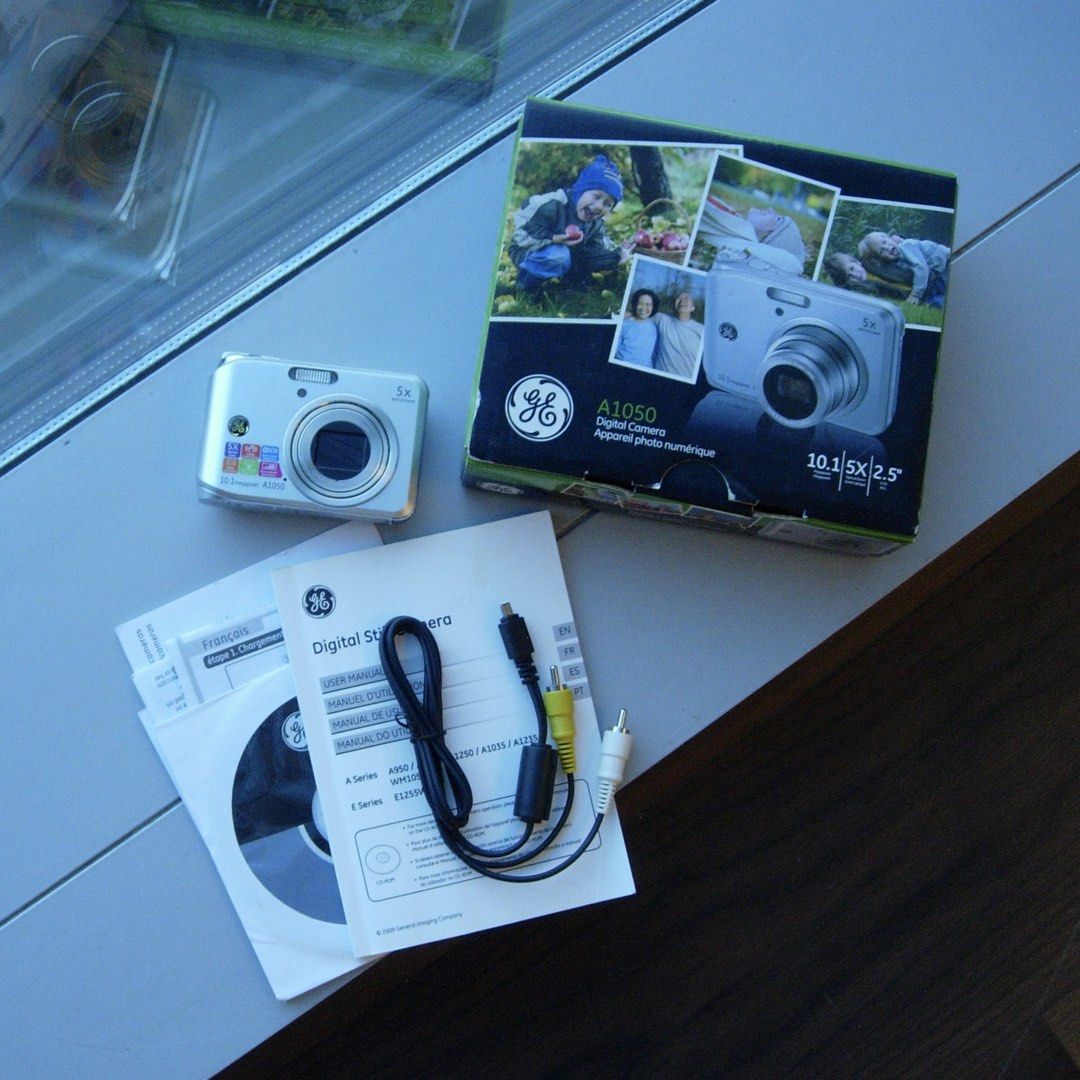 DIGICAM GE A1050 DIGITAL CAMERA (Category: Cameras) located in Manila. Submitted by la.memoriaph (Listing ID 1468559686, Image 1). Description: Body: 9.8/10 10.1MP | Released in March 2009 Uses SD Card & 2 pcs Double Battery TESTED: All posted photos are RAW FULLY FUNCTIONAL NO ISSUE WHAT’S ON THE BOX: • Unit • Memory Card • Pouch • Beaded Wrist Strap • Stickers Accepting RESERVATIONS/ LAYAWAY TERMS as long as can settle DP. NO SHIPPING/ MEET UP 