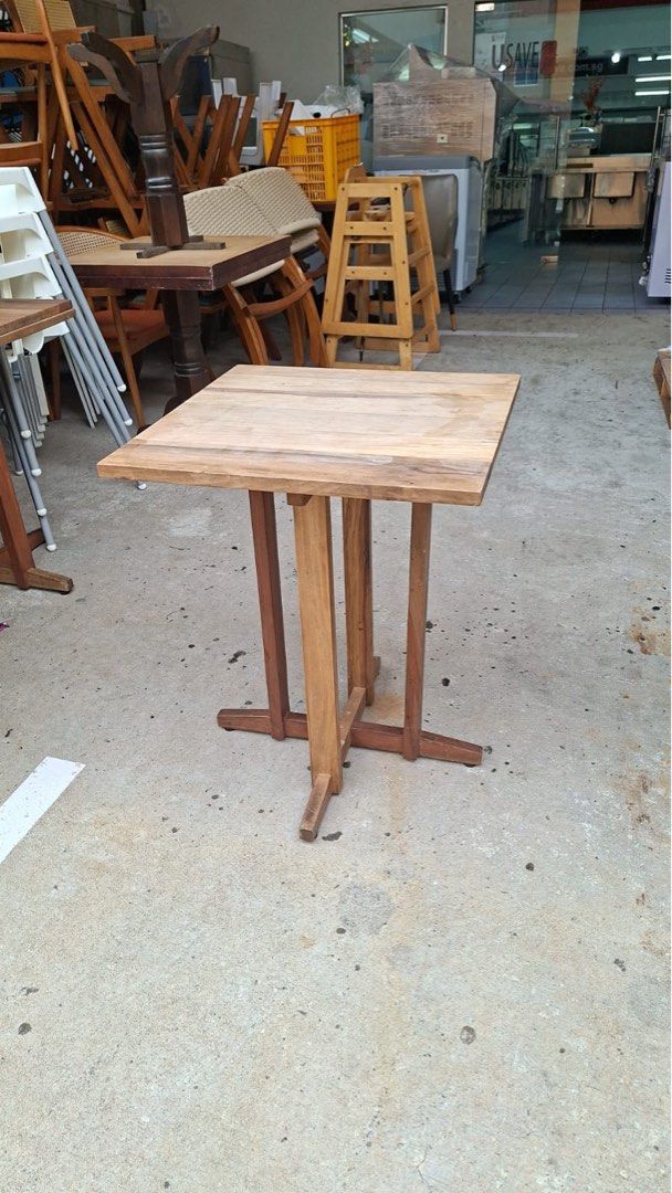 Dining table (Category: Tables & Sets) located in Singapore. Submitted by tiptoprecon (Listing ID 1468519168, Image 1). Description: I hv about 10 to 12 pieces of nice wooden dinning table dim: 600x600mm for clearance sale. Self collect at 121 Ubi ave 4. Only $15 per piece. First come first serve. .