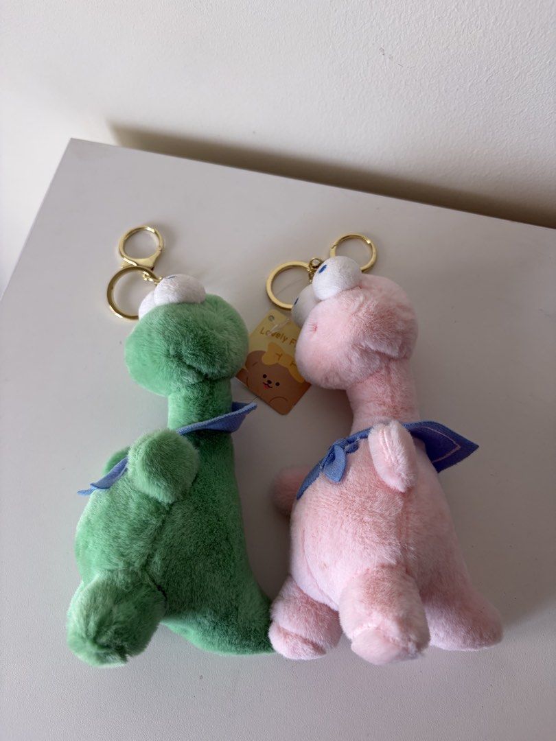 Dinosaur Couple Keychain (Category: Plushies & Soft Toys) located in Quezon City. Submitted by coffycrumble (Listing ID 1468510035, Image 3). Description: Location: Munoz, QC.