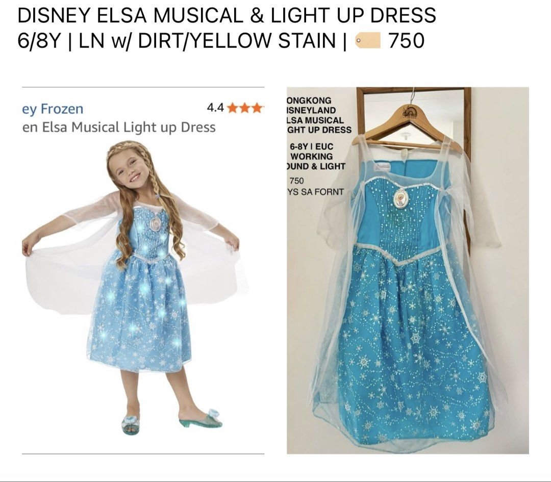 DISNEY PRINCESS COSTUME AVAILABLE (Category: Babies & Kids Fashion) located in San Pablo. Submitted by majhoii (Listing ID 1468536345, Image 3). Description: Pls swnd sa of ur order Shipping fee starts @50 via jnt Laguna location .