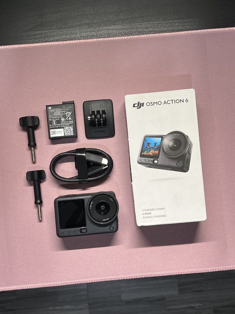 DJI Osmo Action 6 Standard Combo (Category: Video Cameras) located in Manila. Submitted by abbyaguilar (Listing ID 1468644711, Image 1). Description: Please read ‼️ 🏷️ ₱19k fixed DJI Osmo Action 6 Standard Combo • Excellent Condition • No issue • Bought May 2026 Inclusions • Action 6 With Tempered • Extreme Battery Plus • Charging Cable • 2pcs Locking Screw • Curved Adhesive Base • Original Box 📍Malabon City (for pickup / meetup near my locatio