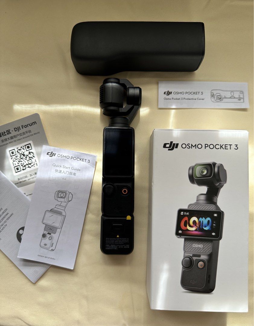 DJI Osmo Pocket 3 (Category: Cameras) located in Caloocan City. Submitted by sarahcraziel (Listing ID 1468660110, Image 1). Description: DJI Osmo Pocket 3 3 months old Price Negotiable Inclusions: 128GB sd card worth 4300 Charger Cord Original box Wrist band Case Warranty papers.