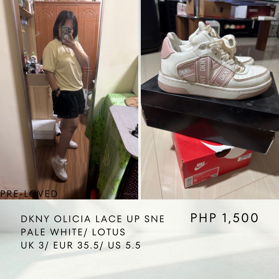 DKNY Olicia Lace Up (Category: Sneakers) located in Mabalacat. Submitted by madsnicdao (Listing ID 1468542657, Image 1). Description: .