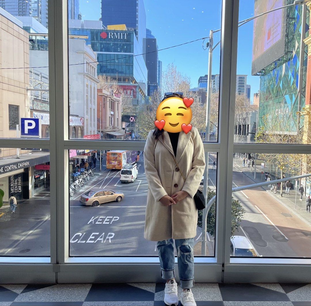 Dotti Beige Wool Coat Size 8 (Category: Coats, Jackets and Outerwear) located in Quezon City. Submitted by kimioutlet (Listing ID 1468607206, Image 1). Description: - Brand/Model: Dotti Beige Wool Coat - Size: 8 - Design: Classic longline cut with structured lapels - Closure: Two brown buttons down the front - Pockets: Deep pockets on both sides - Interior: Fully lined for extra warmth - Style: Neutral cream shade, perfect for easy layering in co