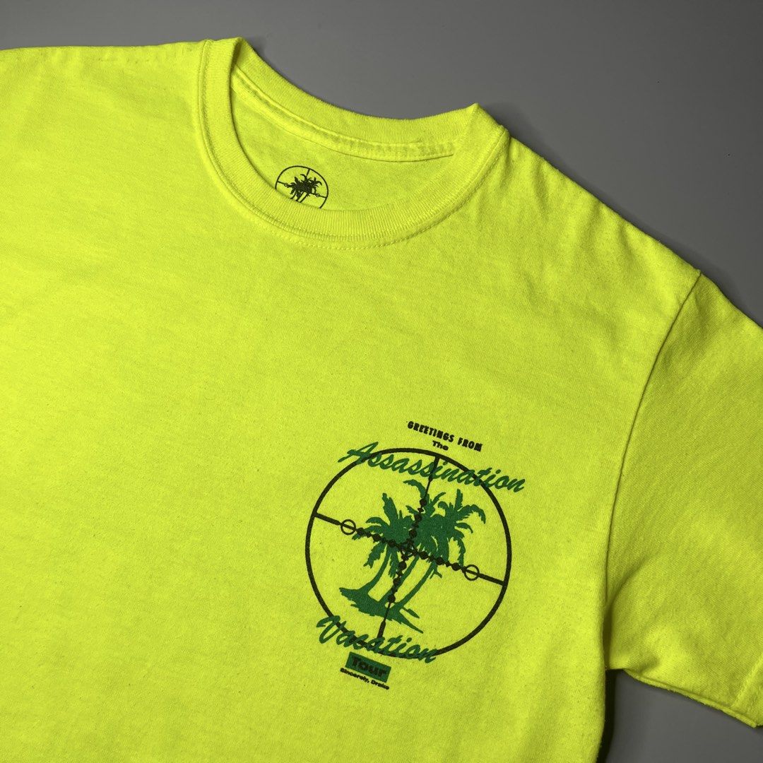 DRAKE “The Assasination Vacation” 2019 Tour (Category: Tshirts & Polo Shirts ) located in Manila. Submitted by aaaaaahhhhhh (Listing ID 1468650795, Image 3). Description: Small 18W 27.5L Stains, Need wash Lalamove or J&t Express + Shipping fee.