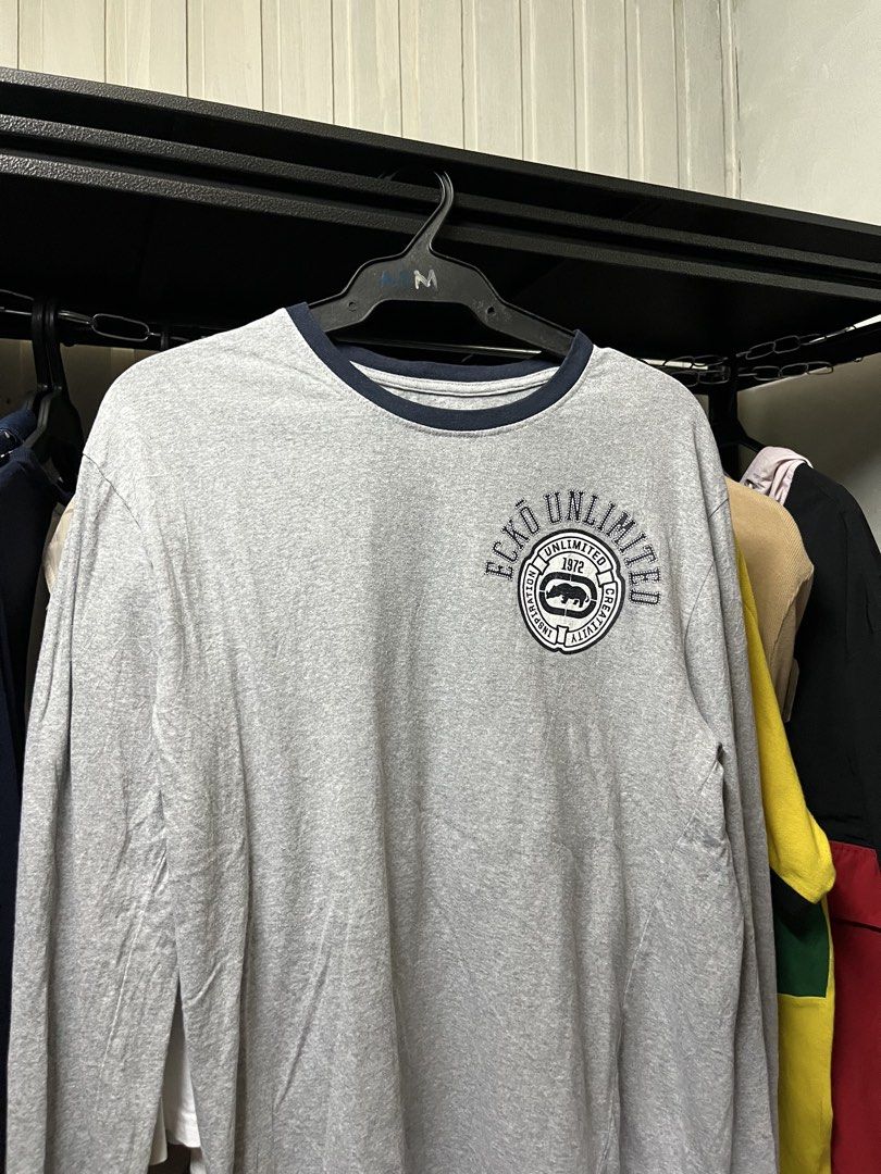 Ecko Unlimited Long Sleeve Gray (Category: Coats, Jackets and Outerwear) located in Muntinlupa City. Submitted by ninenine.collective (Listing ID 1468500799, Image 1). Description: Ecko Unlimited Long Sleeve Gray 20.5/27.
